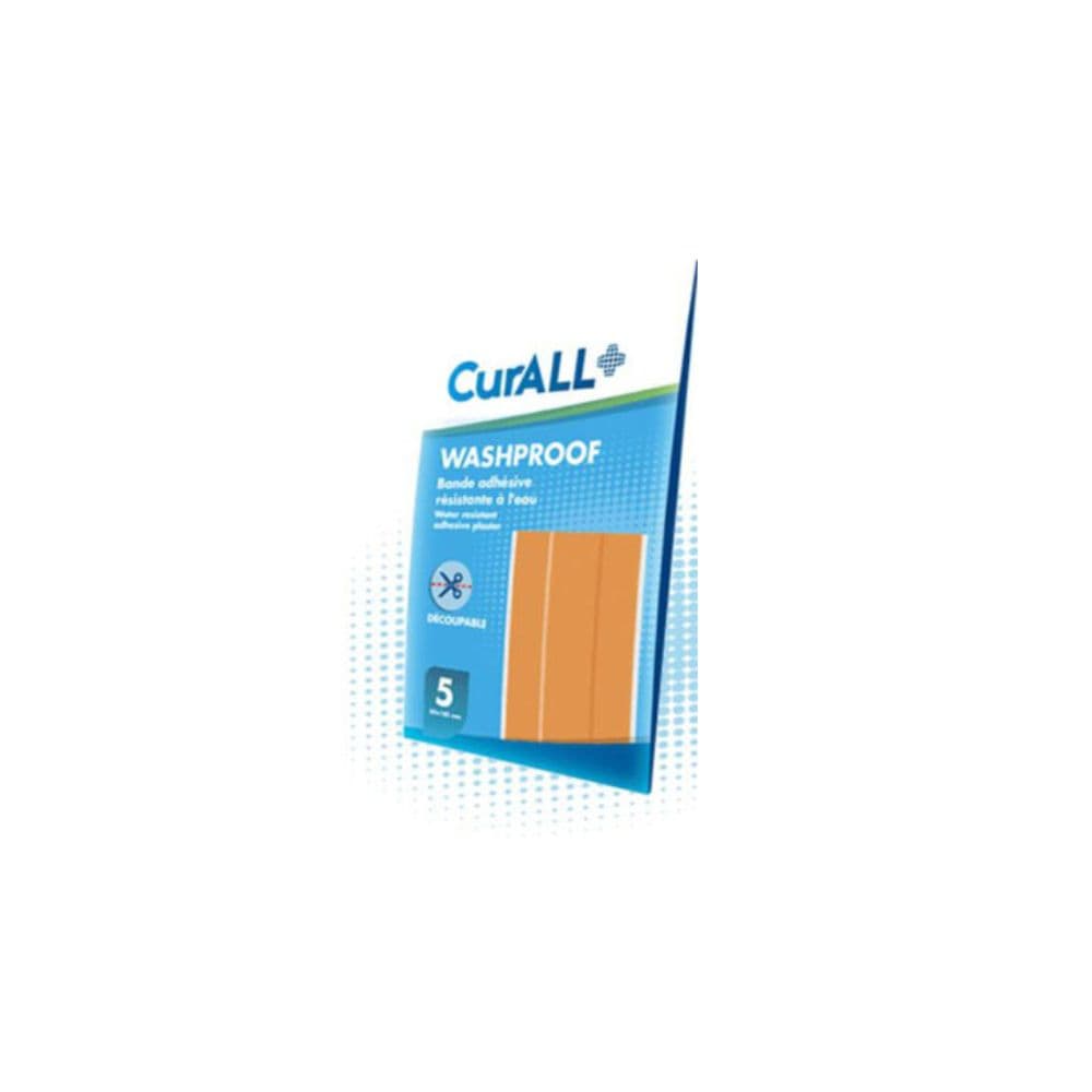 Curall Washproof Strips Pansement Adhesif Resistant A L Eau 10 Pieces 19X72MM