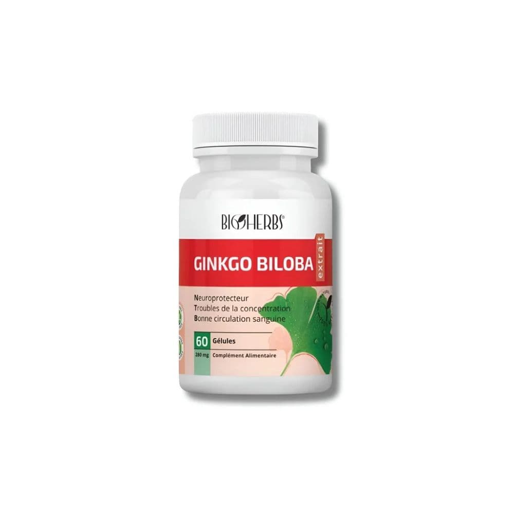 Bioherbs Ginkgo Biloba Extrait 60 Gelules