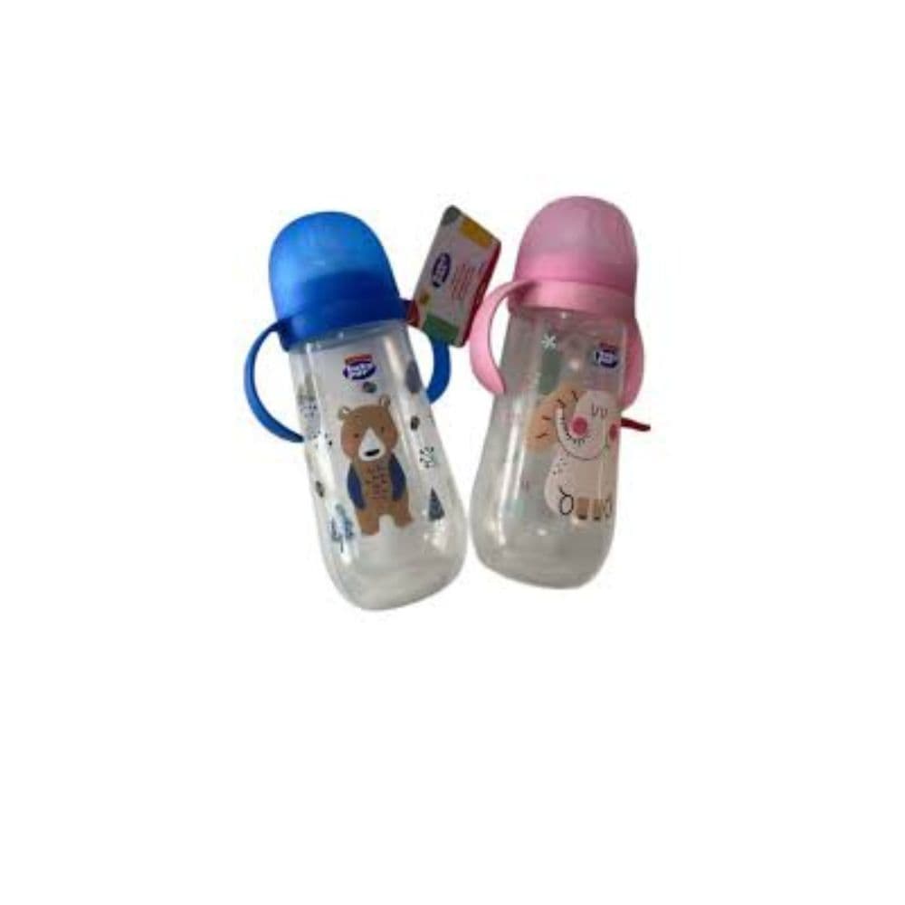 Baby Pur Biberon Super Jumbo Anses 420ml Bleu