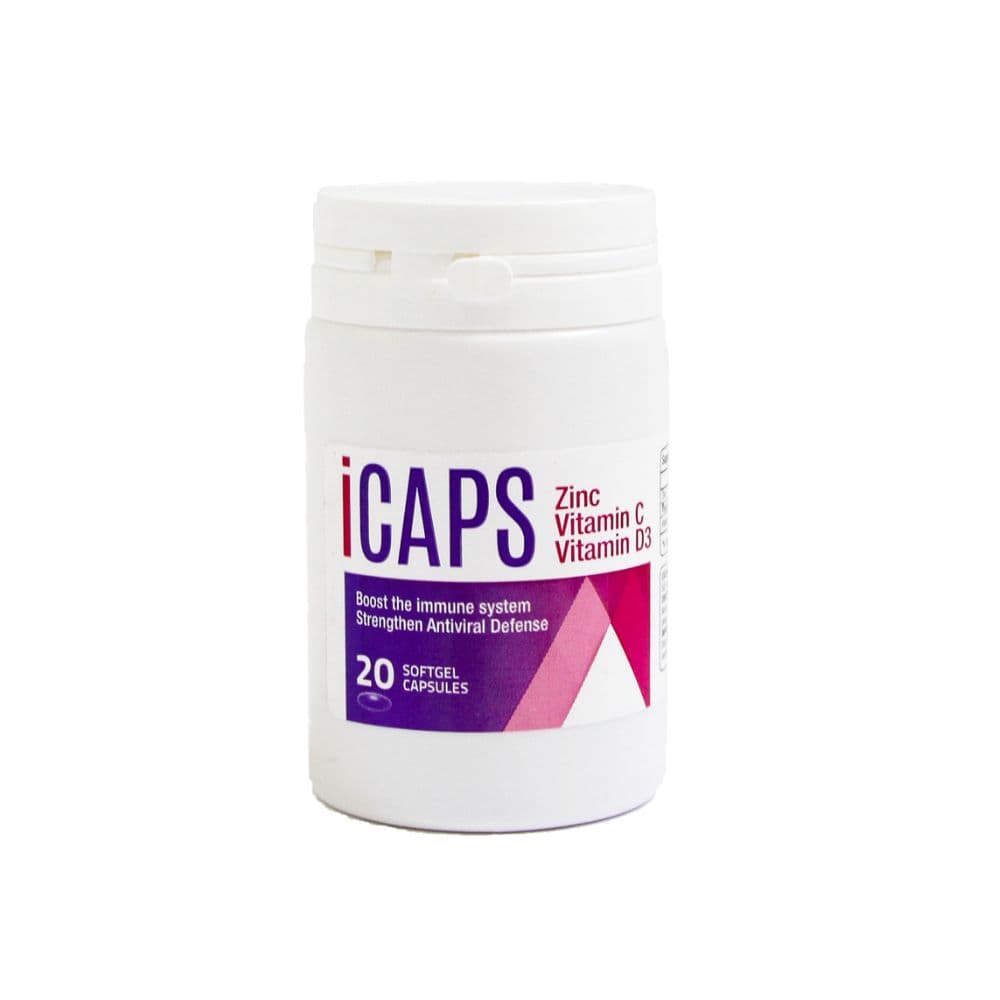 Icaps Zinc+vit C+vit D Bt/20
