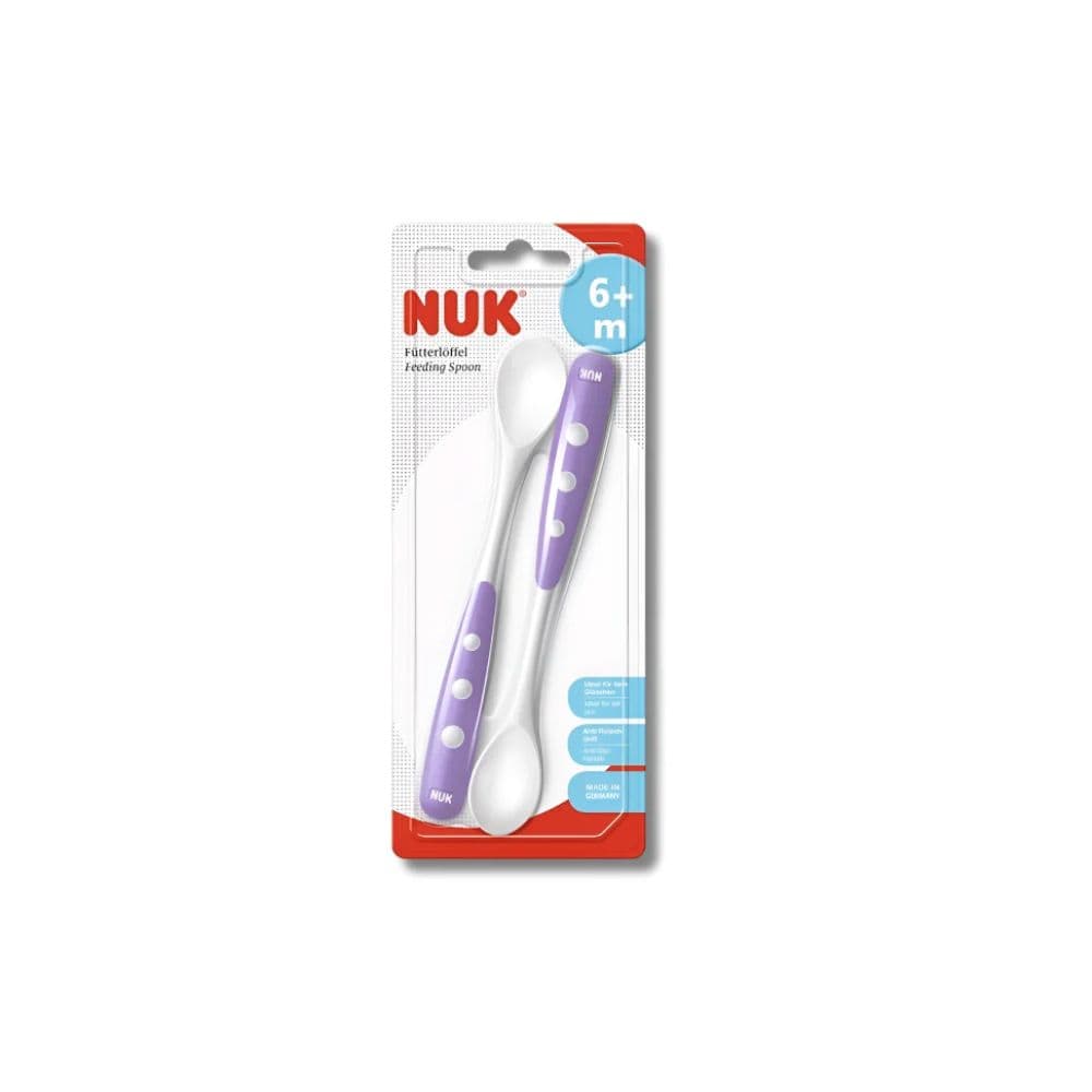 Nuk Cuillere Silicone 6+Mois Violet