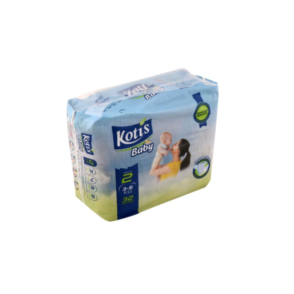 Kotis Couche BB 3-6 KG T.2 Bt/32