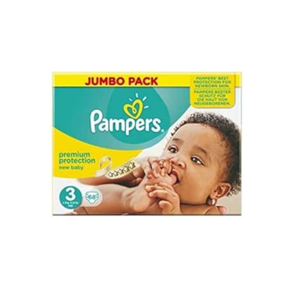 Pampers Jumbo Pack 6-10KG Bt/68