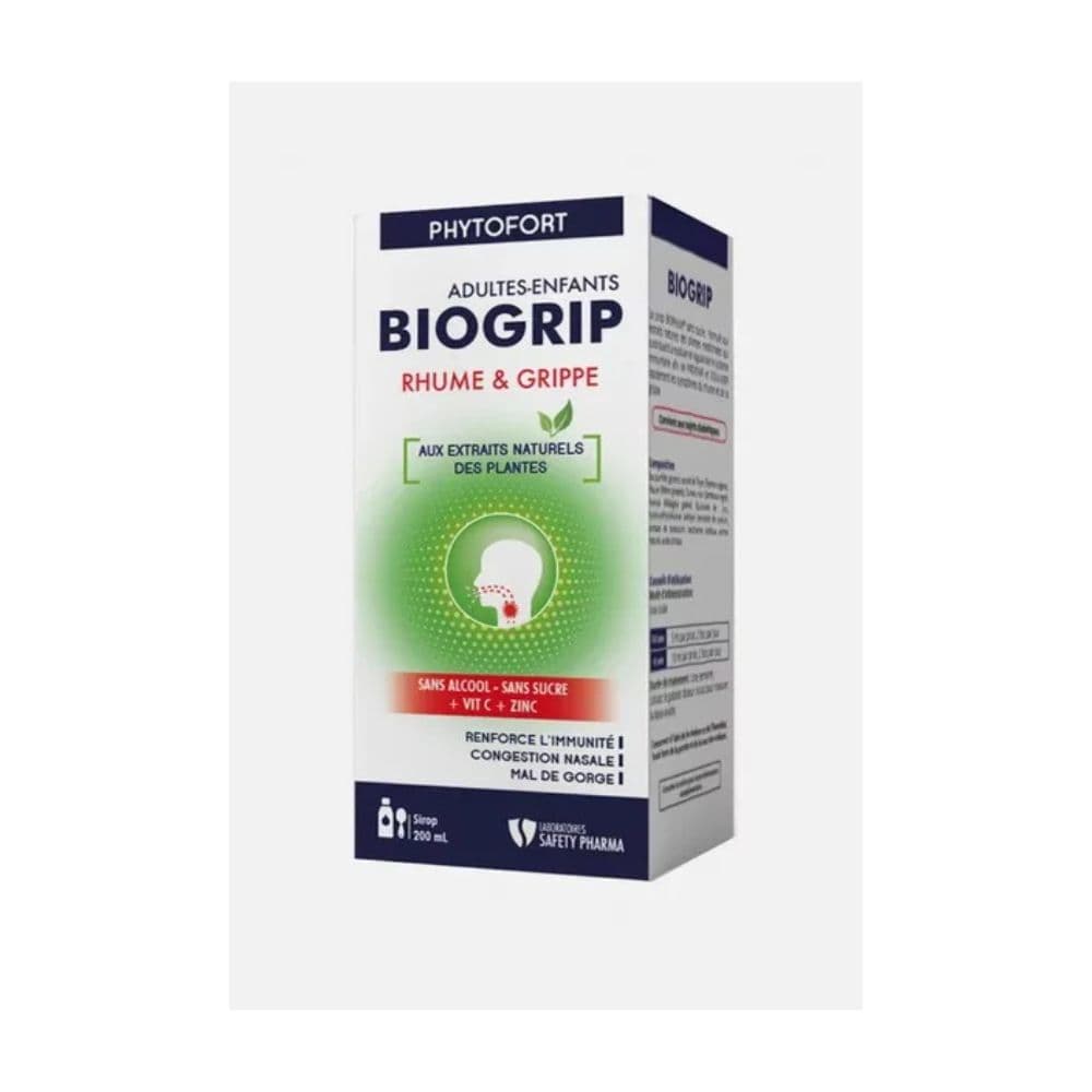 Biogrip Sirop Rhume Et Grippe 200ml