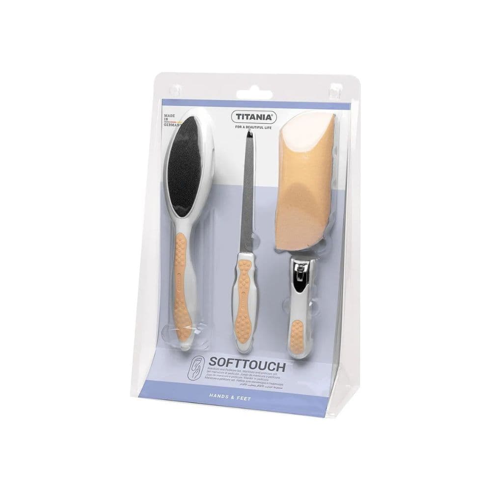 Titania 3025/5K B Set Pedicure Softtouch 4P