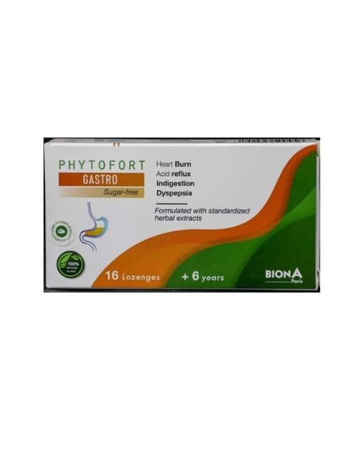Biona Phytofort Gastro S/sucre 16 Pastilles