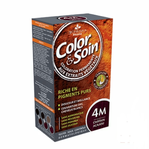 3 Chenes Color & Soin Coloration Chatain Acajou 4M
