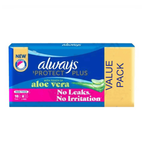 Always Protect Plus Aloe Vera Maxi Thick Long...