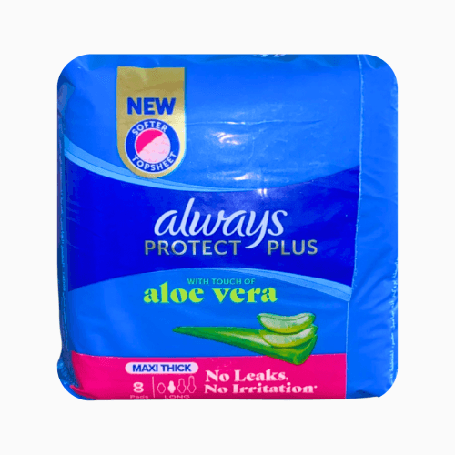 Always Protect Plus Aloe Vera 8 Serviettes