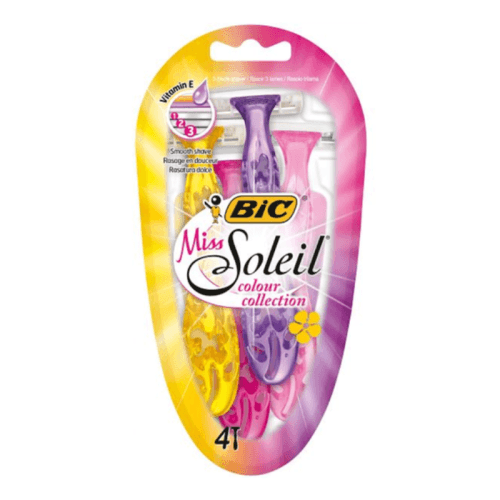 Bic Miss Soleil Rasoirs Femme Blister De 4 Pieces