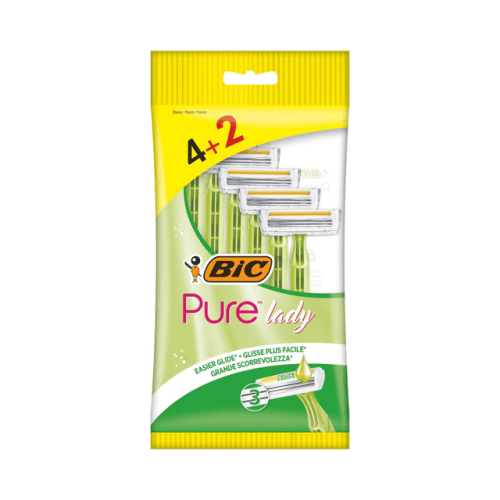 Bic Pure Lady Rasoirs Jetables Femme 3 Lames