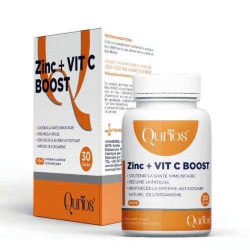 Qurios Zinc +vitamin C Boost 30 Gelules