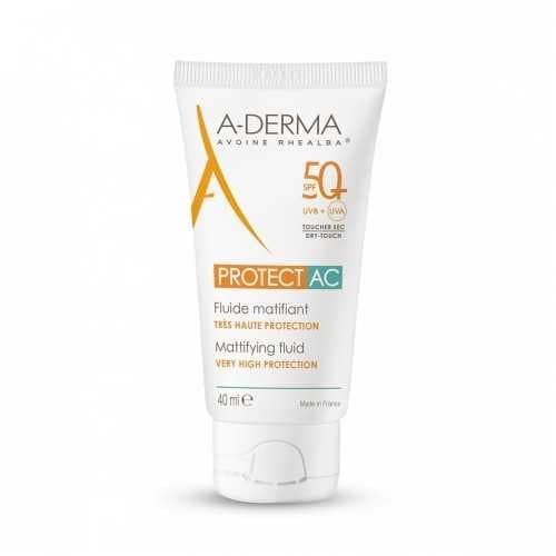 A-derma Protect Ac Fluide Matifiant SPF50+ 40ML