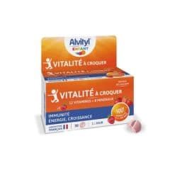 Alvityl Enfant Vitalite A Croquer Gout Fraise 30 Comprimes