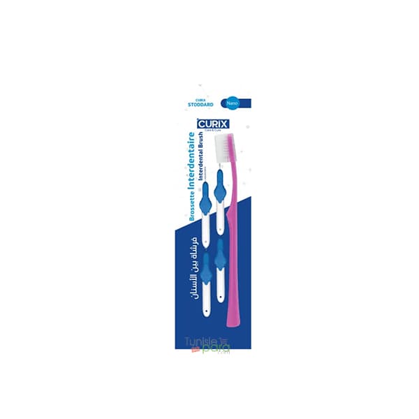 Brossette Interdentaire Nano (0.6-0.7mm) + Brosse A Dents Offerte Curix