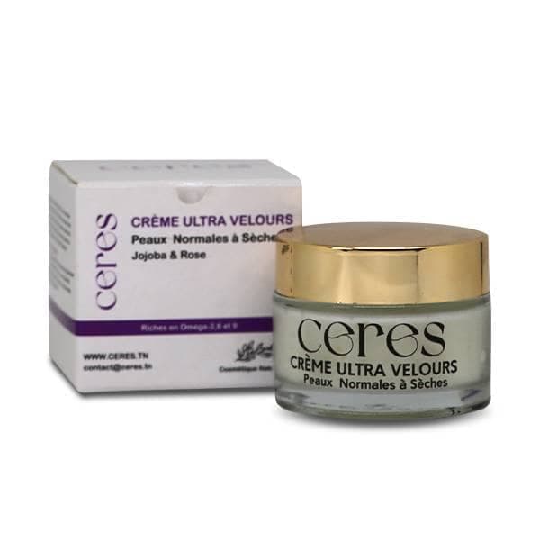 Ceres Creme Ultra Velours Jojoba Rose Peaux Normales A Seches 50ml