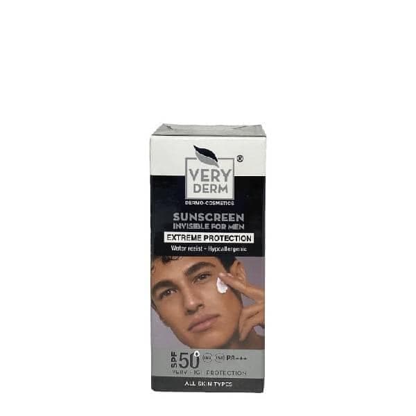 Very Derm Ecran Solaire Spf50+ Invisible Pour Homme 50ml (date Proche 06/2026)