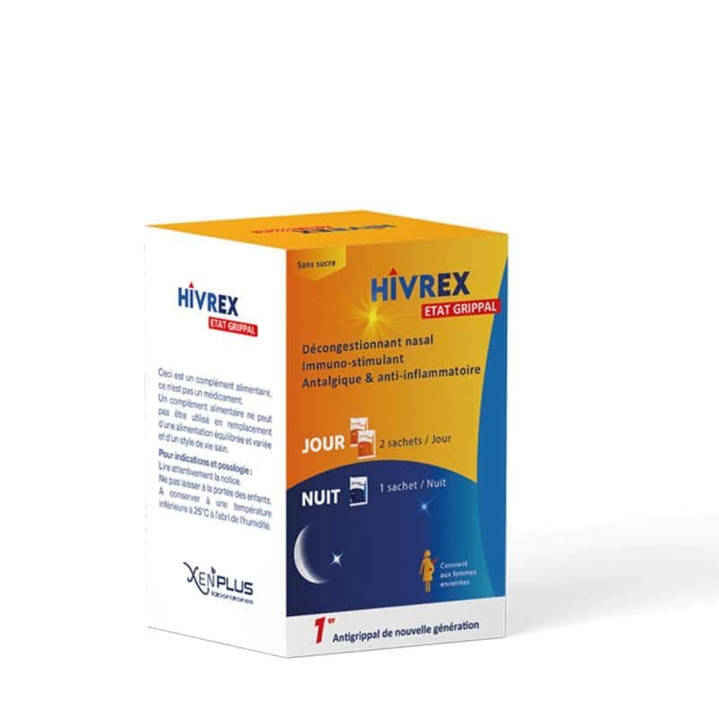 Hivrex Etat Grippal Boite De 12 Sachets