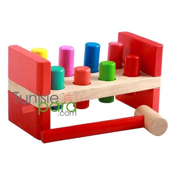 Jouet: Jeu De Marteau En Bois