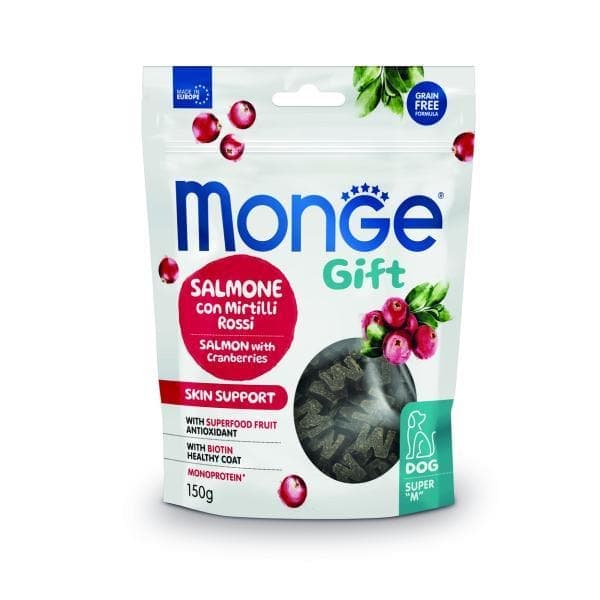 Monge Gift Chiot Pour Cheveux Et Peau Au Saumon Canneberges 150g