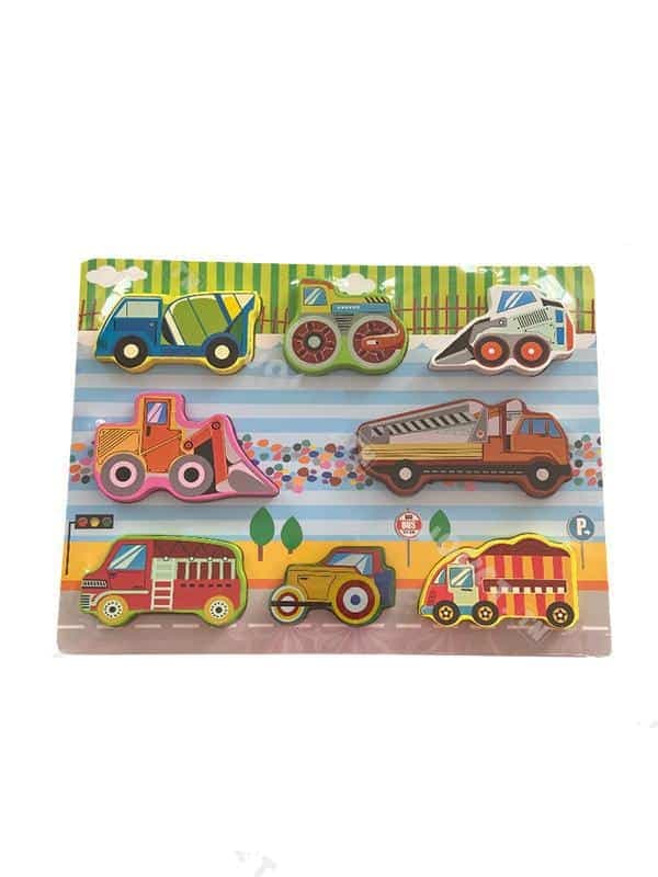 Jouet: Puzzle Variee En Bois Epais
