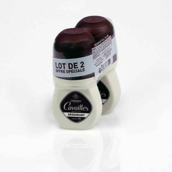Roge Caivailles Pack Deo Dermato Fraicheur 48H Men Roll-on 50ml *2