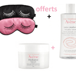 Avene Coffret Aqua-gel 50 ML + Un Masque De Nuit + Lotion Micellaire 100 ML