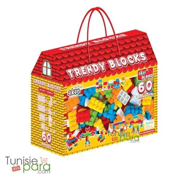 Jouet: Trendy Blocks 60pcs