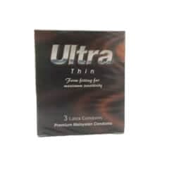 Ultra Condom Thin 3 Pieces