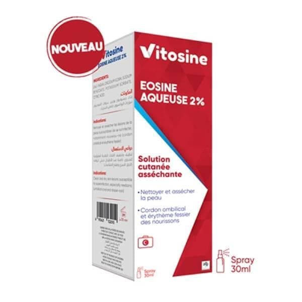Vitosine Eosine Aqueuse 2% 30ml