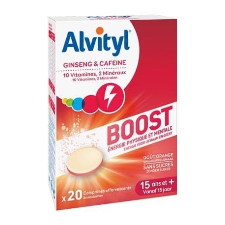 Alvityl Lot Tonus Boost Effervassent 20 Comprimes + 2 Gratuit