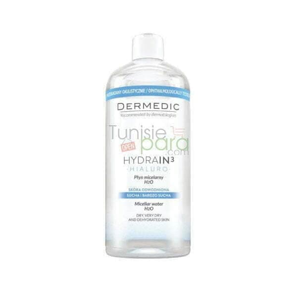 Dermedic Hydrain 3 Eau Micellaire 500 ML (emballage Defectueux )