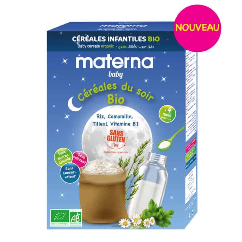 Materna Cereale Du Soir Bio 200g (date Proche 16/04/2026)