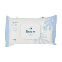 Biolane Lingettes Nettoyantes H2o A L’eau Bt/72