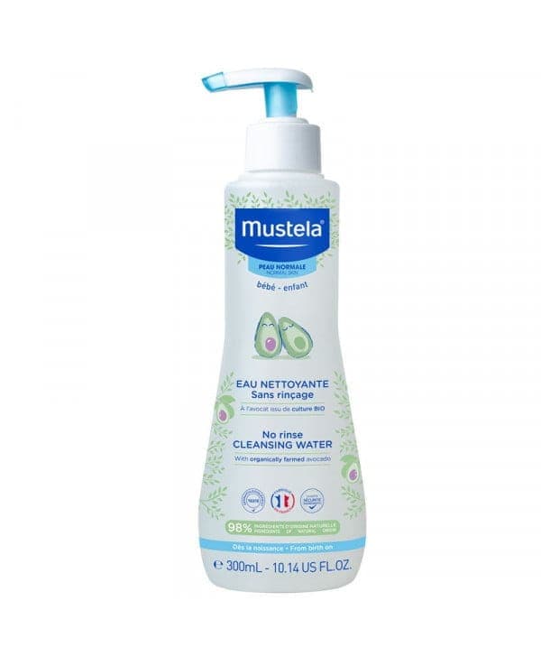 Mustela Eau Nettoyante Sans Rincage 300ml (emballages Defectueux)