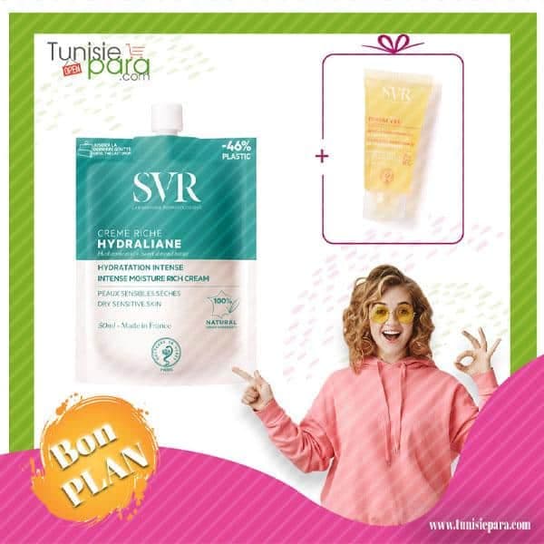 SVR Hydraliane Pack Creme Riche + Topialyse Huile Lavant 55ml Offert