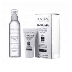 Phyteal Dpigma Ecran Teinte Beige Eclat Spf50+ 50ML + Dpigma Eau Micellaire A L’aloe Vera 150ML Offerte