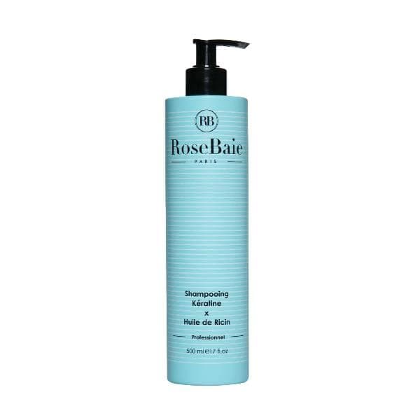 Rosebaie Shampoing A La Keratine Et A L’huile De Ricin 500ml (emballage Defectueux )
