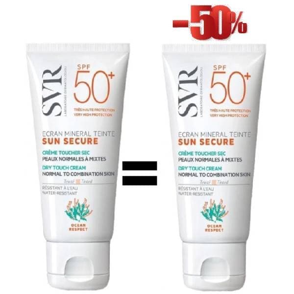 SVR Pack Sun Secure Ecran Mineral Teinte Peau Normale A Mixte