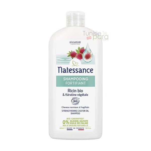 Natessance Shampoing Fortifiant Ricin Keratine 250ML