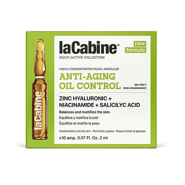 La Cabine Ampoules Oil Control 10x2ml (emballages Defectueux)