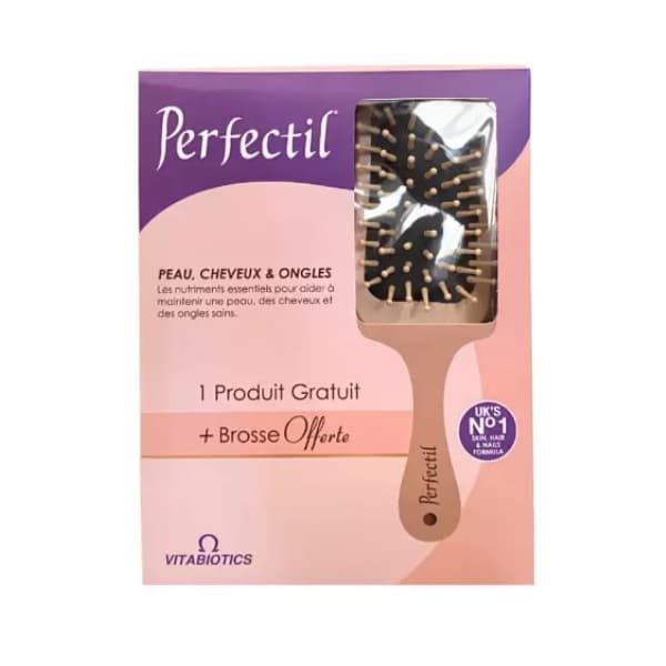 Vitabiotics Coffret 2 Perfectil Triple Active 30 Comprimes+la Troisieme (offert)+brosse (offert)