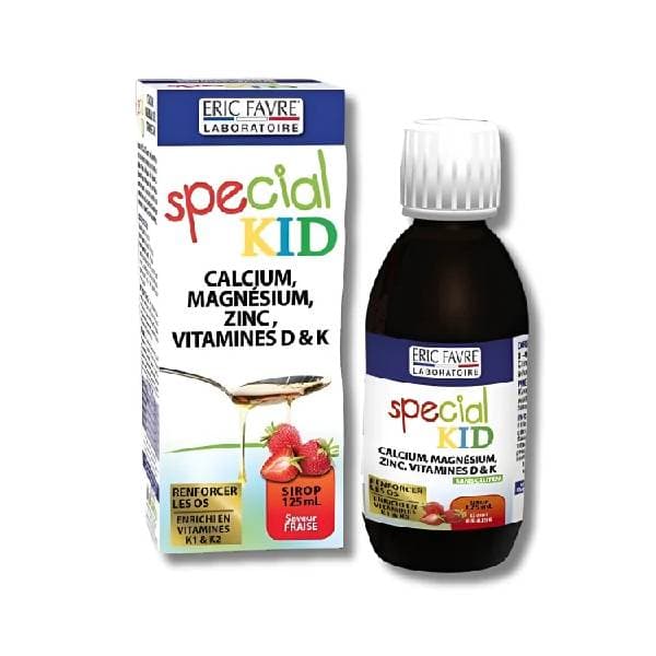 Eric Favre Special Kid Sirop Calcium, Magnesium, Zinc, Vitamines D K 125ML