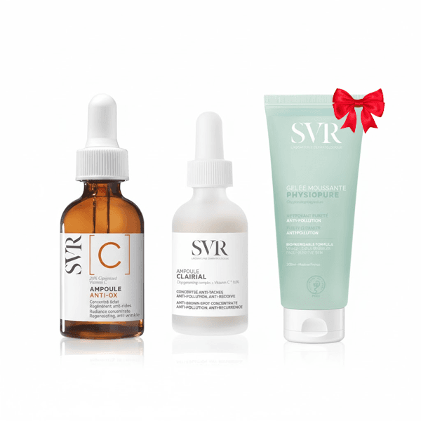 SVR Pack Ampoule C + Clairial Ampoule + Physiopure Gelee 200ml Gratuit