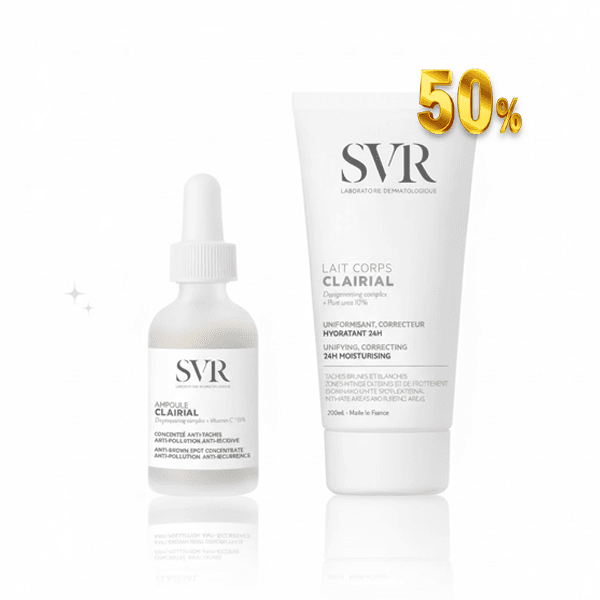 SVR Pack Clairial Ampoule + Clairial Lait Corps (-50%)