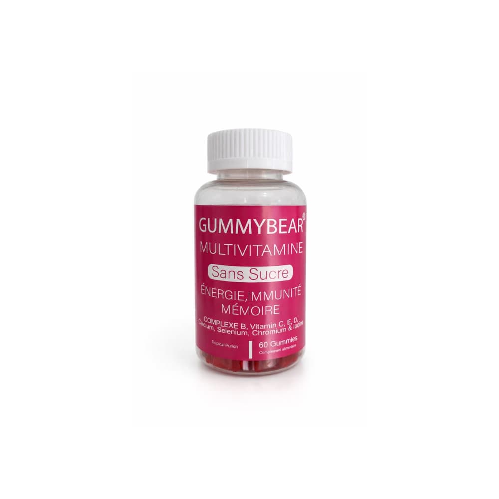 Gummybear Multi Vitamines Sans Sucre 60 Gummies