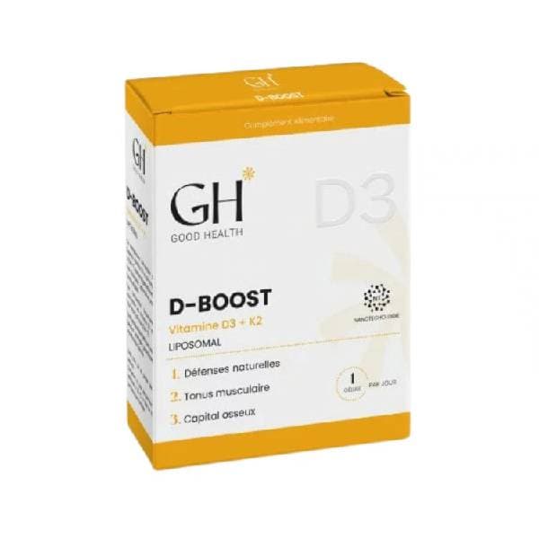 Gh D-boost Vitamine D3+k2 30 Gelules