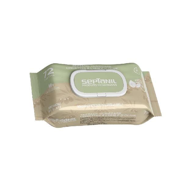 Septanil Lingettes Desinfectantes A Huile D Olive B/72
