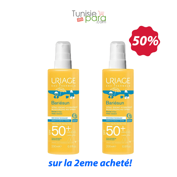 Uriage Bariesun Pack Spray Invisible Enfant 200 ML -50% Sur La 2eme