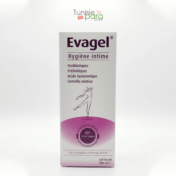Evagel GEL Lavant Doux Pour L’hygiene Intime Quotidienne